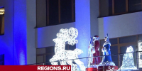 Центральная площадь Власихи сияет новогодними огнями - Regions.Ru