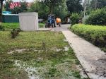 Последствия мощного шторма устраняют коммунальщики в Звенигороде