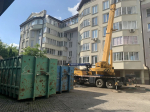 Продолжается устранение последствий пожара на улице Почтовой в Звенигороде